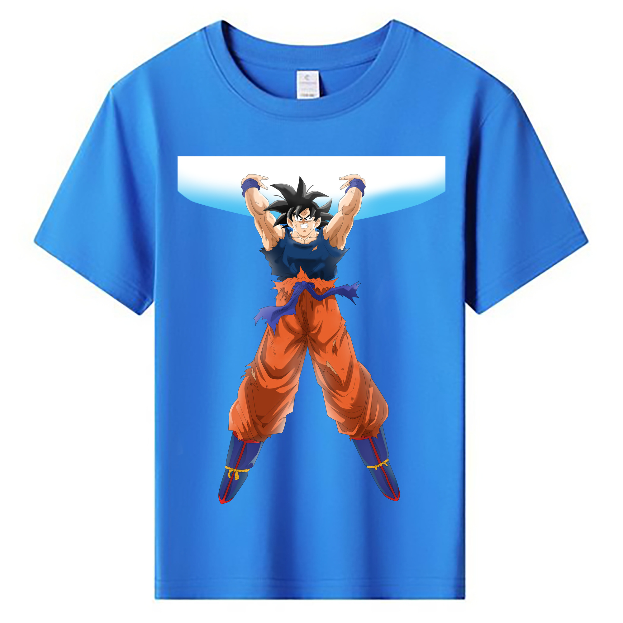 （画像用） ドラゴンボール 孫悟空（そん ごくう）Son Goku カカロット DRAGON BALL Kakarotto 綿100％キッズTシャツ（フロントプリント）